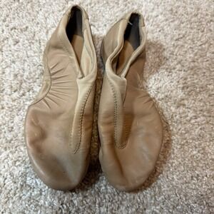 Youth Sz 4 Tan Ballet Shoes Dance Girls